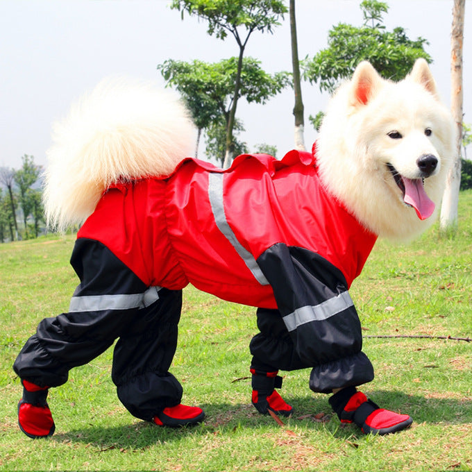 Waterproof Warm Dog Shoes for Spring and Autumn