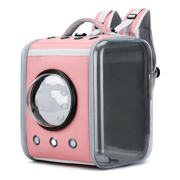 Transparent Space Capsule Cat Backpack - Foldable Eva
