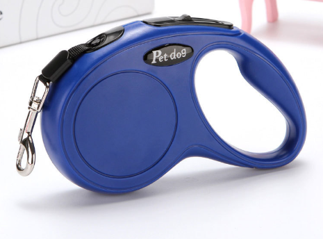 Automatic Retractable Dog Leash with Flat Rope Design