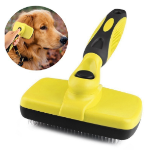 Stainless Steel Automatic Pet De-Shedding Brush