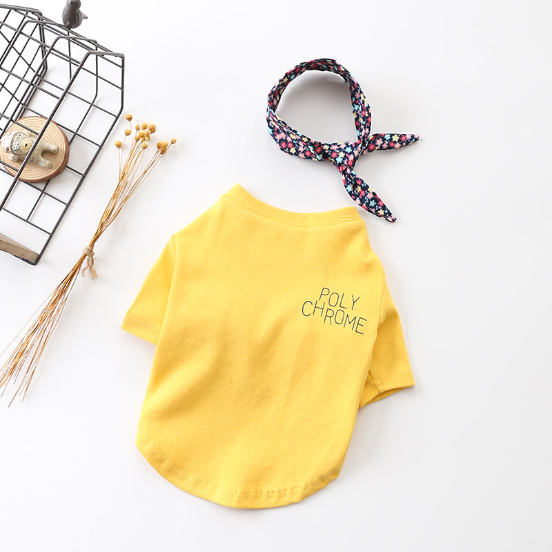 Teddy Dog Outfit with Matching T-Shirt for Pets