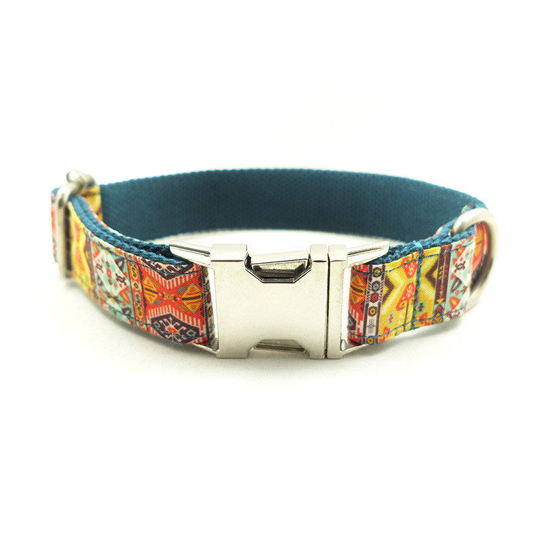 Loose Dog Collar with Durable Metal Buckle