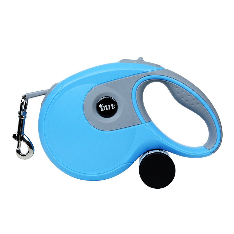 Retractable Dog Leash with One-Button Lock
