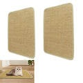 2pcs Cat Scratcher Mat15.7”x11.8”Sisal Cat Scratching Mat Wall Cat Scratch Mat Wall Scratcher for Indoor Cats Cat Scratching Board (2Pcs Natural Color)