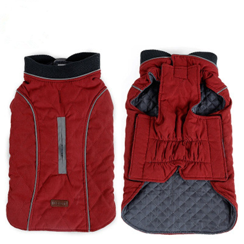 Kawaii Winter Dog Jacket - Thick Retro Pet Clothing