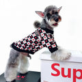 Checkerboard Black and White Dog Clothes for Pets
