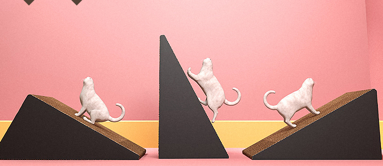 Cat Scratching Board with Corrugated Paper Design