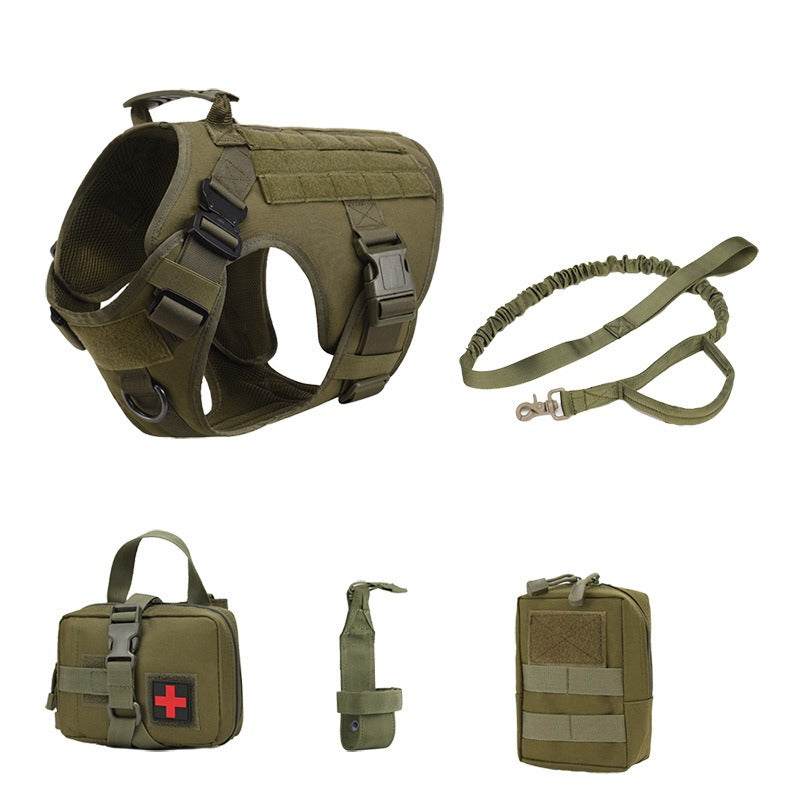 5-in-1 Outdoor Training Dog Harness Set