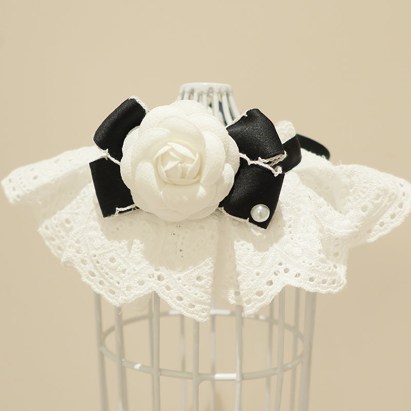 Dog Saliva Towel with Scarf and Bow Tie Combo