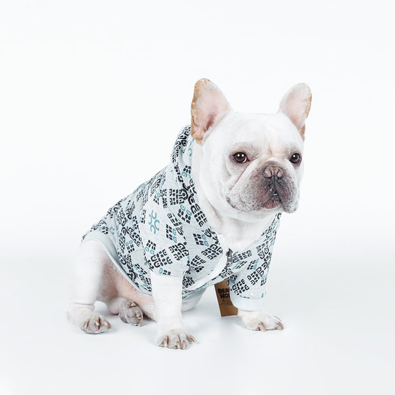 Teddy Dog Pattern Print Pet Apparel