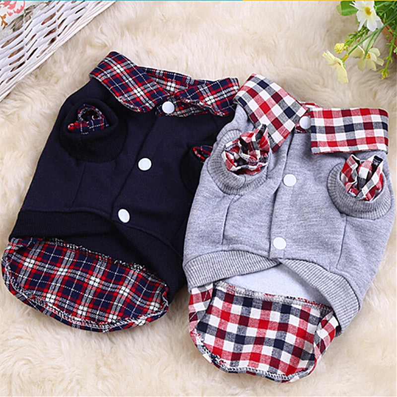 Winter Pet Hoodie Polo Shirt - Stylish & Comfortable