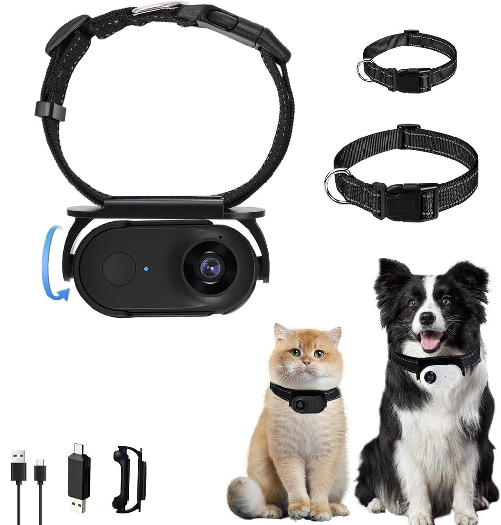 Pet HD Mini Camera Magnetic Collar