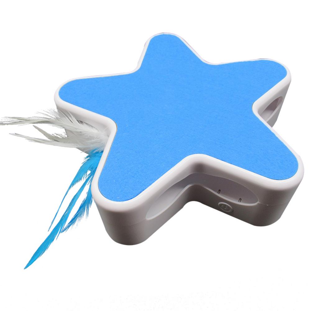 Petopia Electric Cat Toy with Feather Wand and Spinner