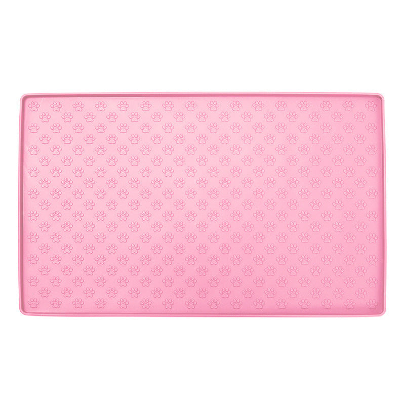 Waterproof Silicone Pet Mat - Easy to Clean & Square