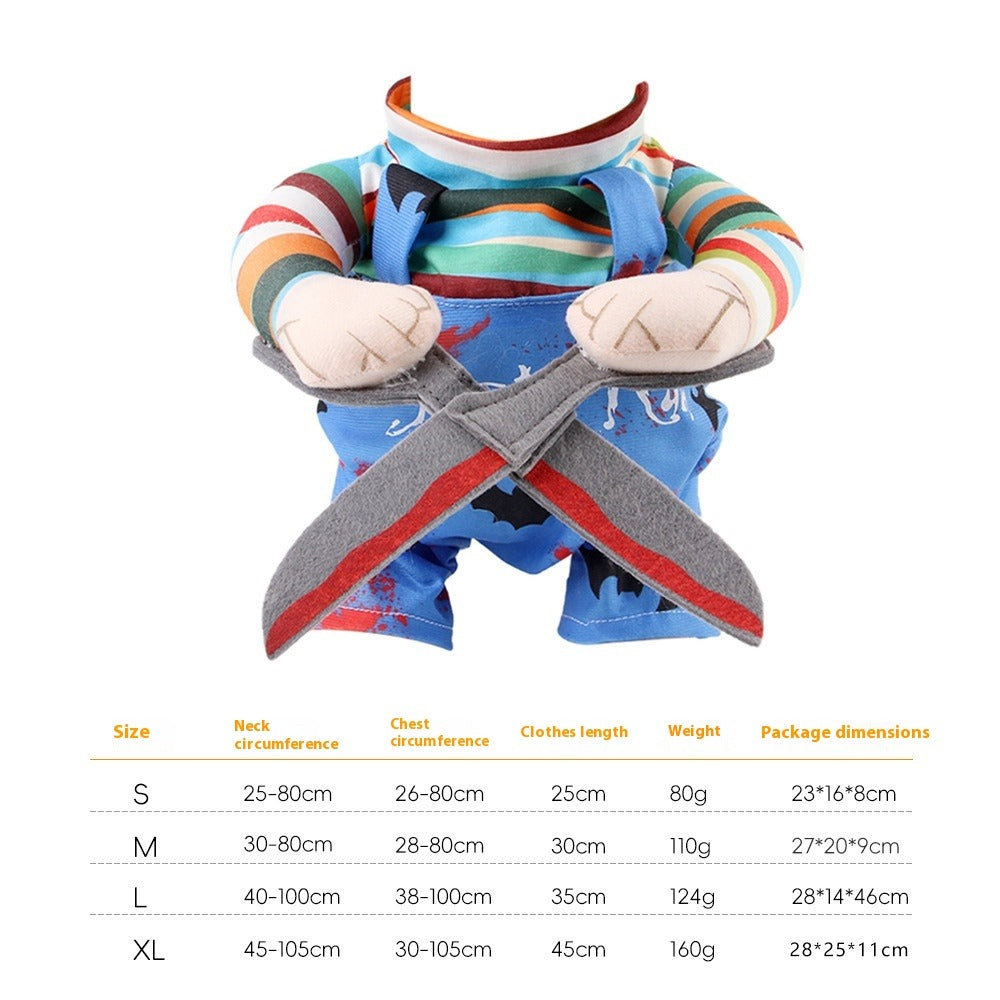Pet Halloween Costume Scissor Hand Outfit