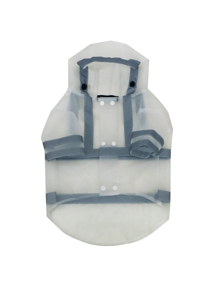 Transparent Reflective Waterproof Dog Raincoat