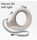 LED Retractable Dog Leash