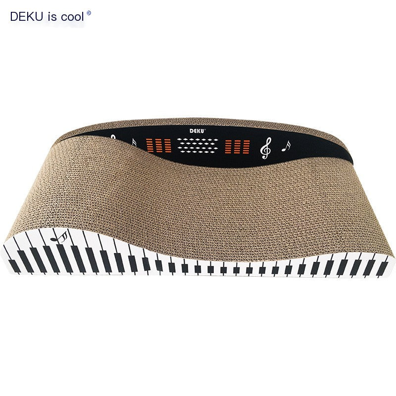 Cool Piano Shaped Corrugated Cat Scratching Board