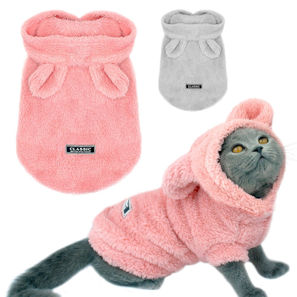 Thick Warm Lamb Fleece Sweater for Dogs (Teddy, Pomeranian)