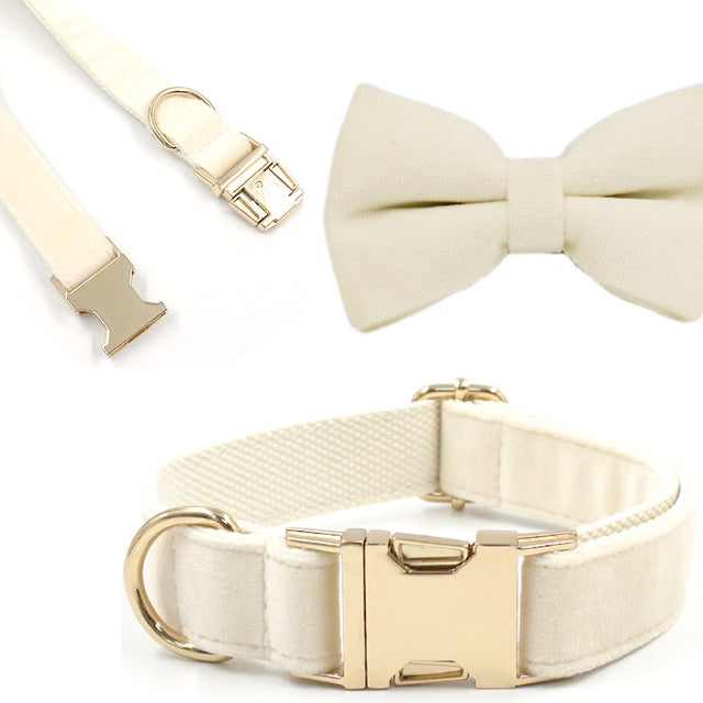 Velvet Dog Collar Pet Necklace