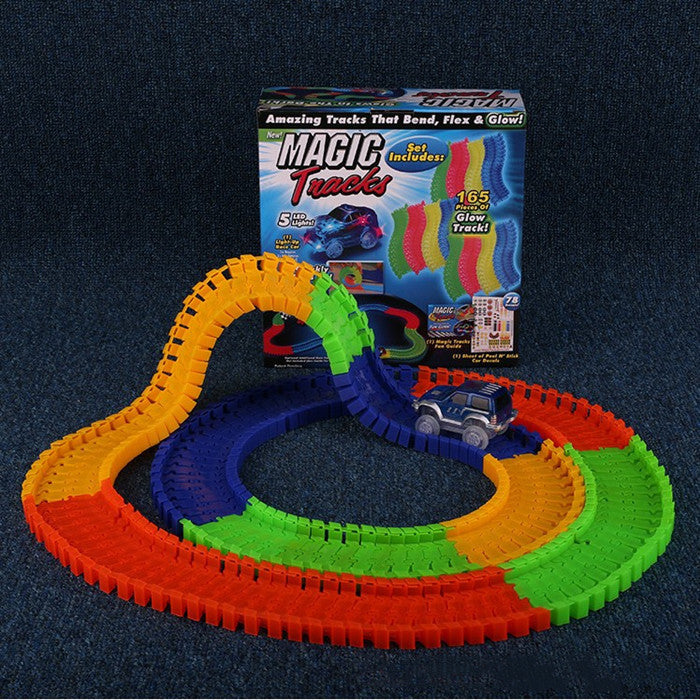 Glow-in-the-Dark Electric Toy Car DIY Assembly Set