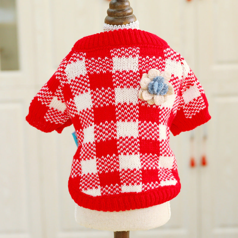 Autumn Winter Sweater for Pets: Dogs and Cats