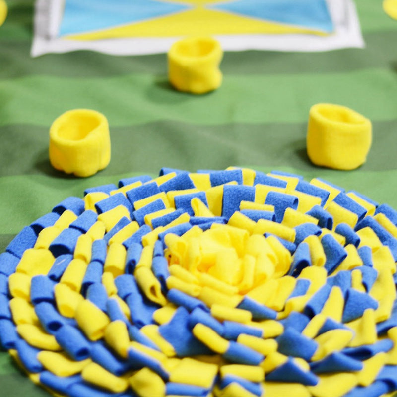 Pet Snuffle Mat - Soccer Theme Scent Training Mat