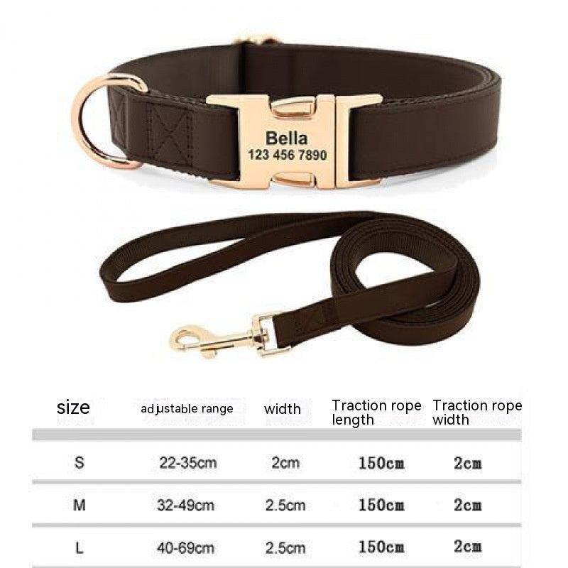 Gold Anti-Loss Dog Tag for Pets