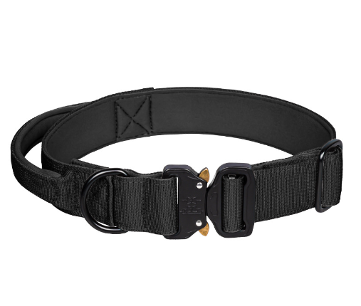 Tactical Dog Collar with Control Handle (One Piece)