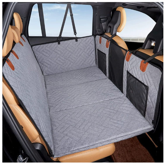 Heavy-Duty Car Back Seat Pet Hammock (132x165 cm)