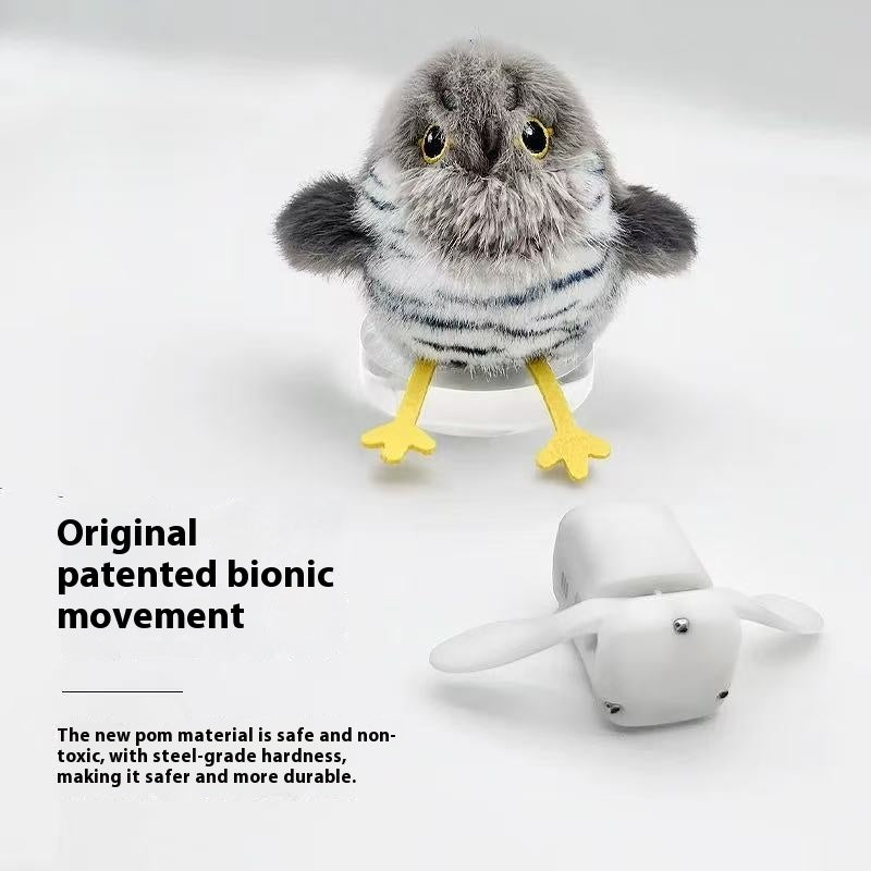 Cat Flutter Bird Plush Toy