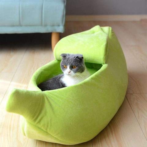 Banana Shaped Pet House Dog Bed
