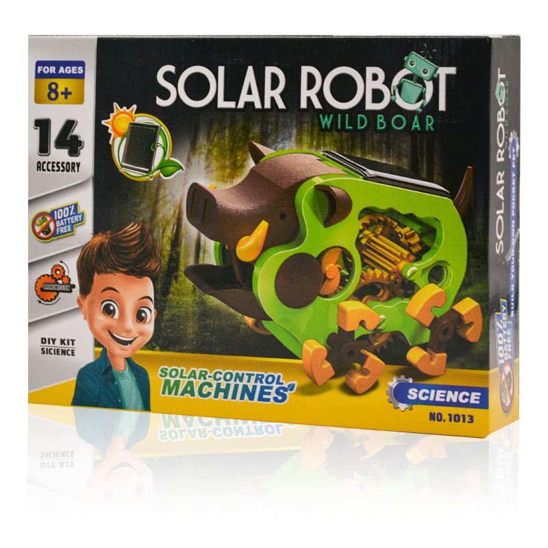3-in-1 Solar Transforming Robot Toy DIY Model