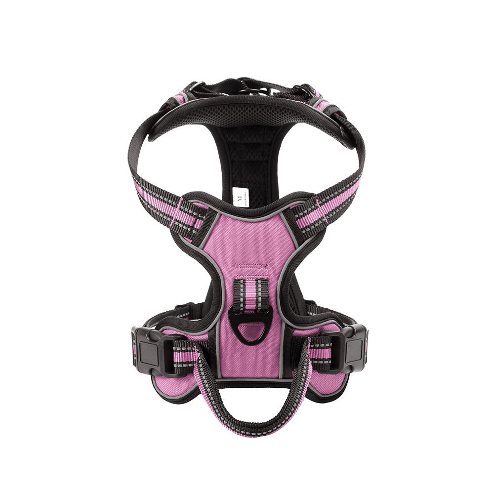 Reflective Breathable Dog Vest Harness with Leash