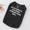 Casual Cartoon Short-sleeved Vest for Pets (Spring/Summer)