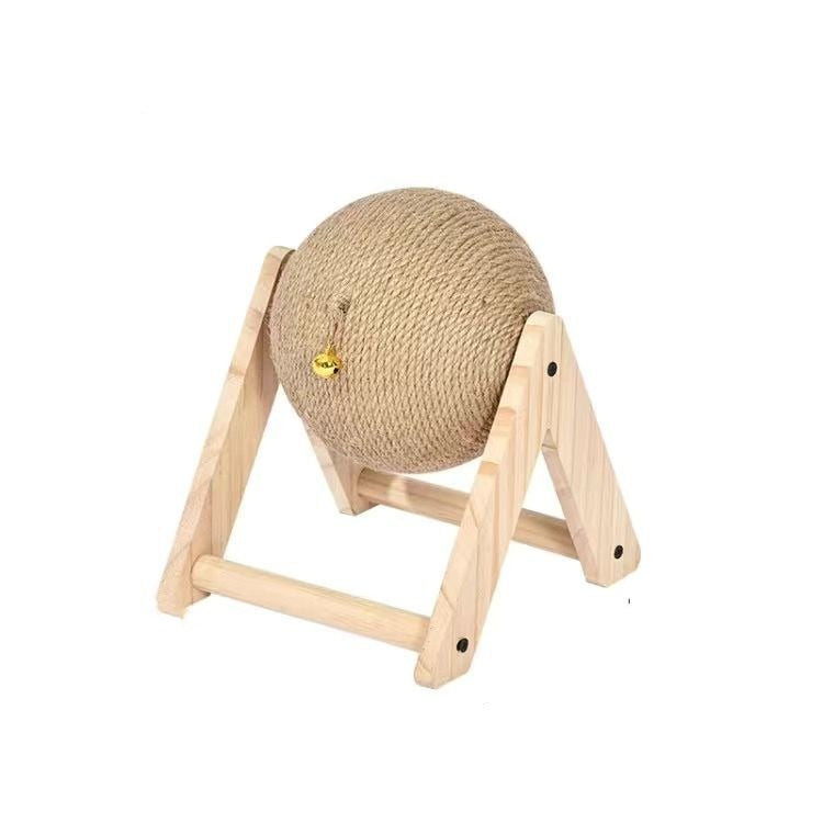 Wooden Cat Scratcher Sisal Scratch