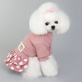 Cute Smiley Polka Dot Dress for Pets