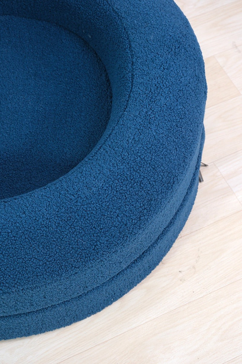 Solid Color Round Pet Bed Cat Nest