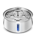 4L Stainless Steel Pet Water Dispenser with Window