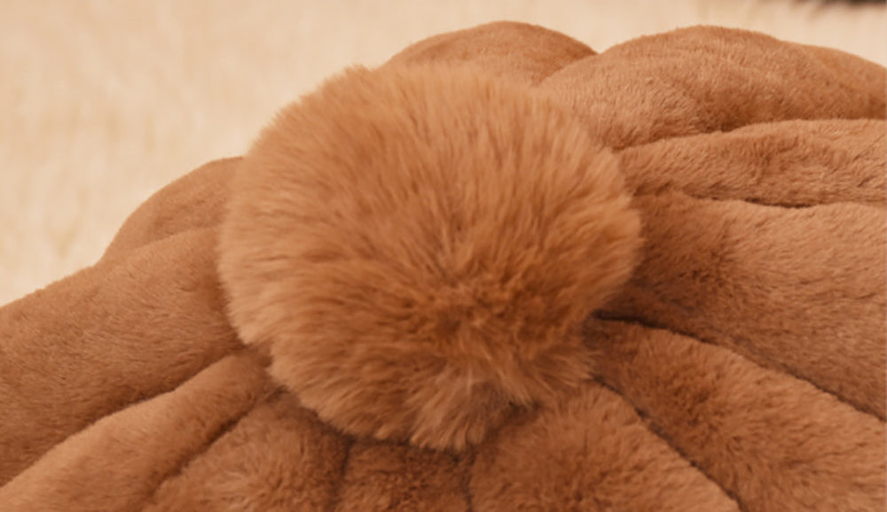 Pumpkin Shaped Cozy Cat & Dog House Tent