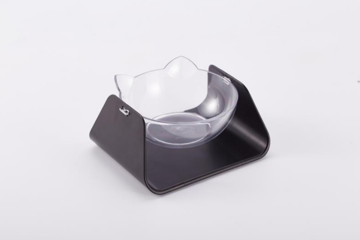 Double Pet Bowl with Neck Protection - Ceramic Design