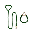 Woven Cotton Dog Leash and Collar Set