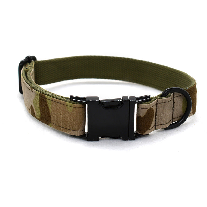 Camouflage Dog Leash and Collar Set