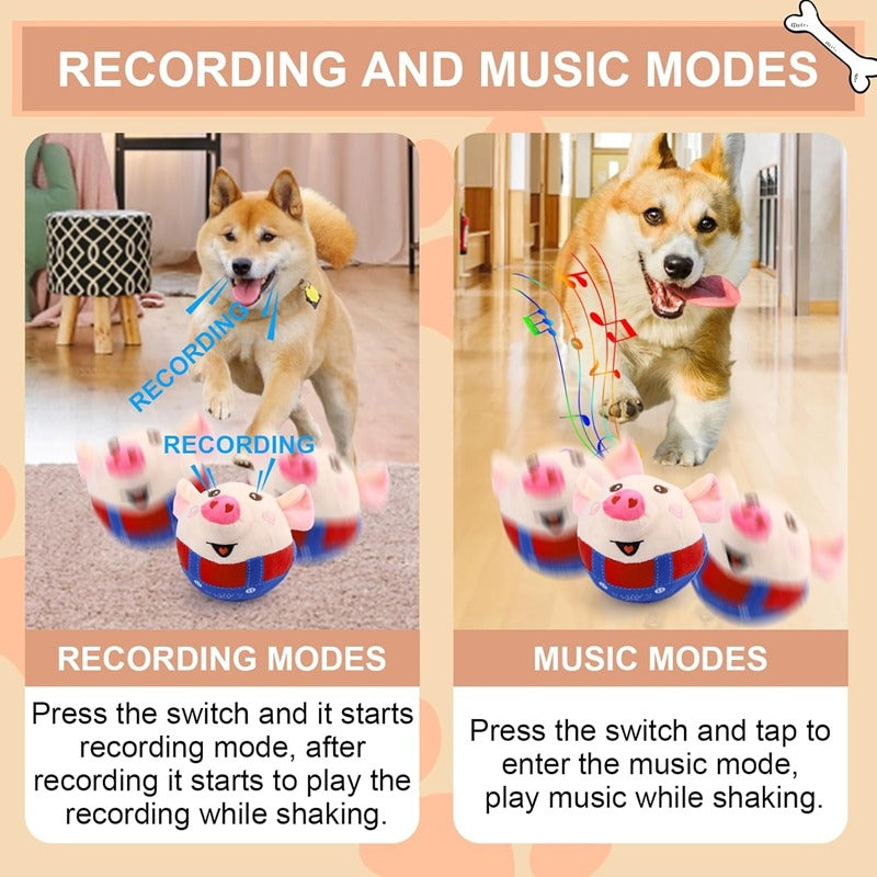 Jumping Electric Dog Piglet Plush Toy