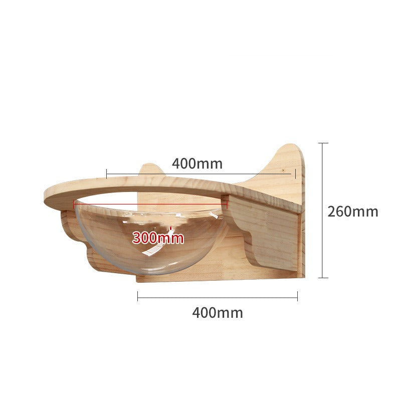 Wall-Mounted Solid Wood Cat Shelves & Perches