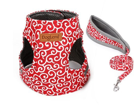 Cat Traction Rope Chest Harness and Vest Style Outfit
