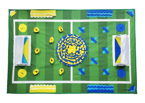 Pet Snuffle Mat - Soccer Theme Scent Training Mat