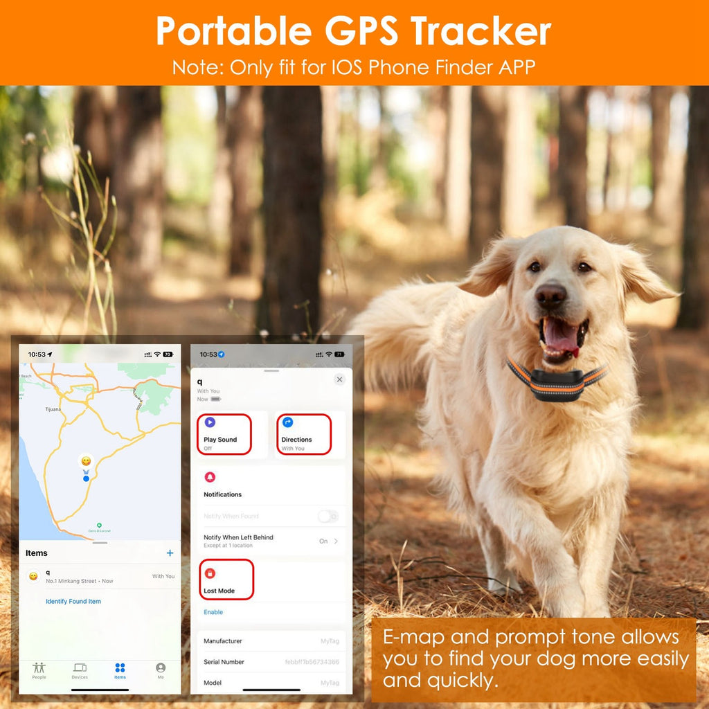 2-in-1 Dog GPS Fence and Tracker