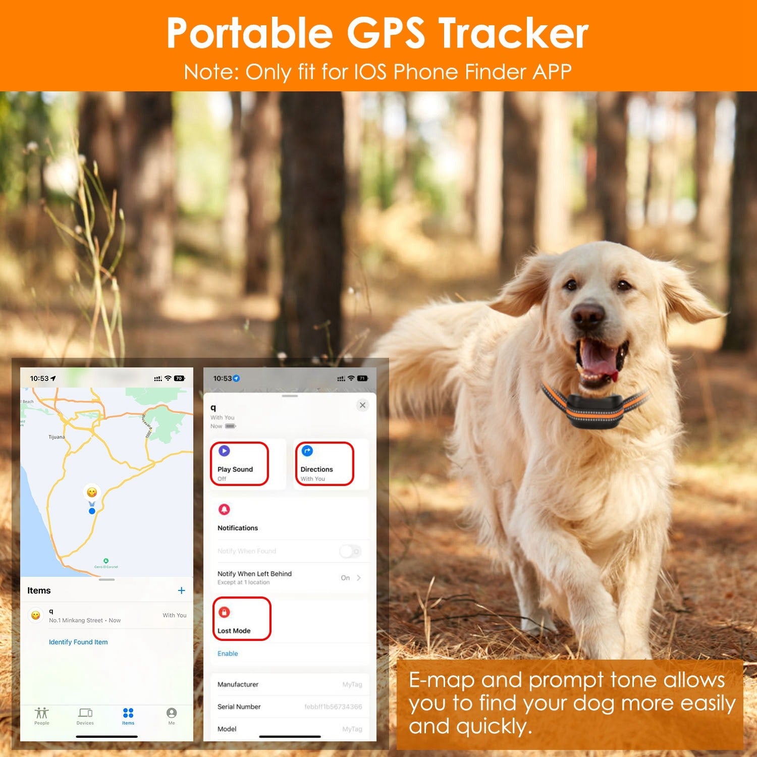 2-in-1 Dog GPS Fence and Tracker
