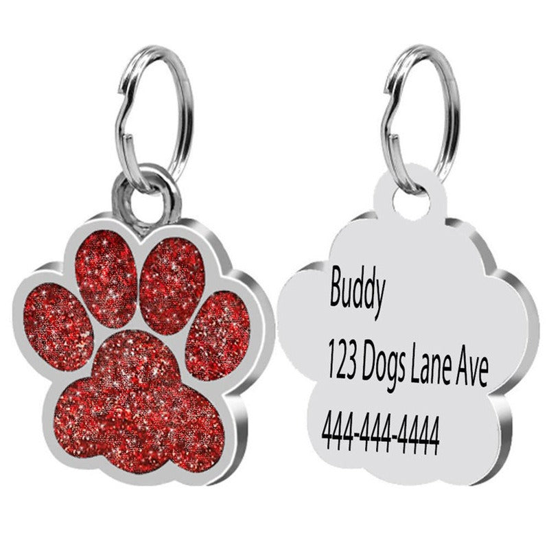 Stainless Steel Bone Pet ID Tag